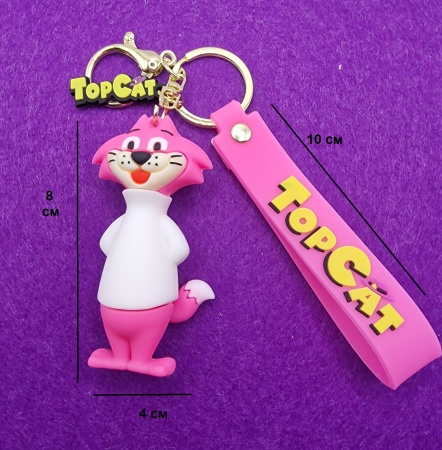 Брелок Кот розовый (Top Cat)