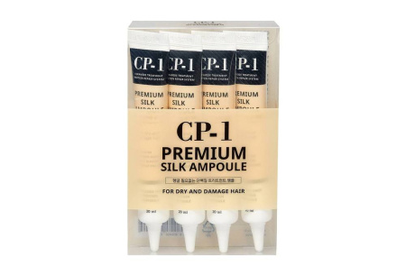 Esthetic House Сыворотка для волос с протеинами шелка CP-1 Premium Silk Ampoule 4*20мл
