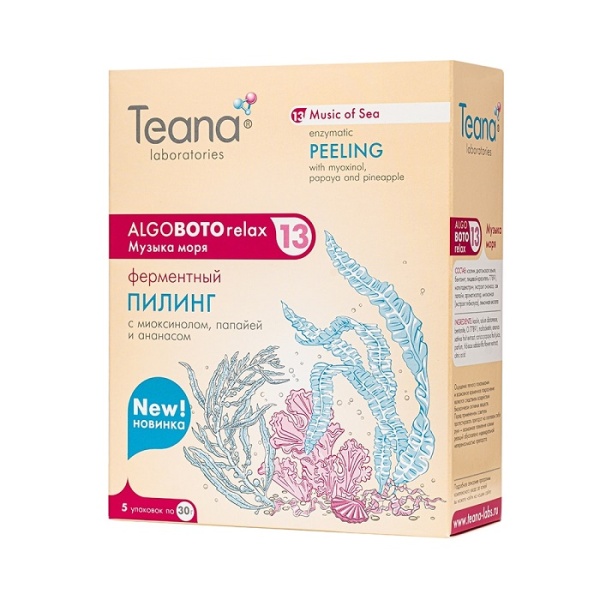 Teana Пилинг для лица для чувствительной кожи Музыка моря 30гр