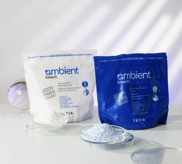 Tefia Ambient Обесцвечивающий порошок синий классический Powder Bleach 500гр