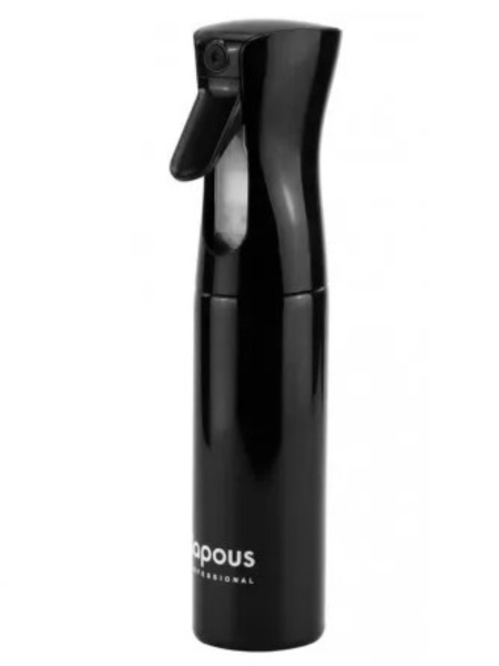 Kapous Распылитель для волос парикмахерский пластиковый (пульверизатор для воды) черный 300 мл