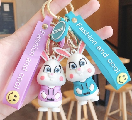 Y&M Брелок Кролик Lucky розовый (Fashion and Cool)