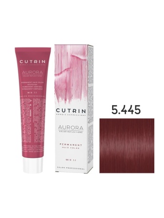 Cutrin Aurora крем-краска для волос 5/445 Клюква 60мл