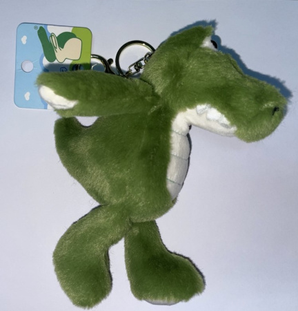Брелок мягкая игрушка Крокодил зеленый