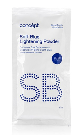 Concept Blond Touch Порошок для осветления волос Soft Blue Lightening Powder Pure White 30г
