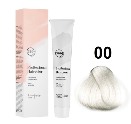 360 Professional Haircolor Крем-краска для волос 00 экстра белый (аммиачный корректор) 100мл