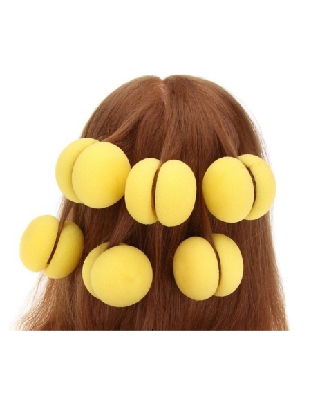 Бигуди-молекула мягкие разноцветные 6 шт