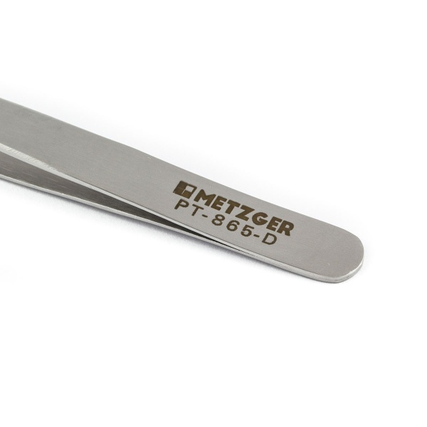 Metzger/Syndicut Пинцет для бровей острый, прямой PT-865-D
