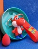 Брелок Супер Марио/ Динозавр Йоши красный (Super Mario)