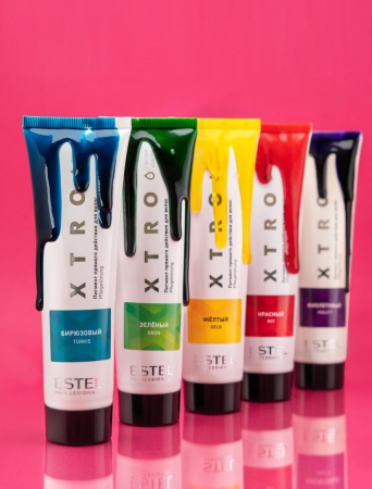 Estel Professional XTRO Пигмент прямого действия для волос Желтый 100мл