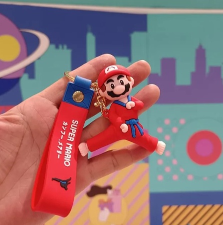 Y&M Брелок Супер Марио/ Марио красное кимоно (Mario)