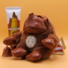 Брелок мягкая игрушка Обезьяна коричневый