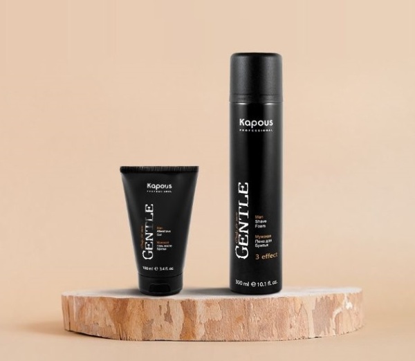 Kapous Professional Пена мужская для бритья 3 effect Gentlemen 300мл