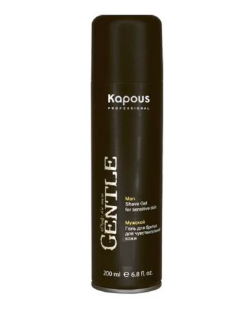 Kapous Professional Гель мужской для бритья чувствительной кожи с охлаждающим эффектом Gentlemen 200мл