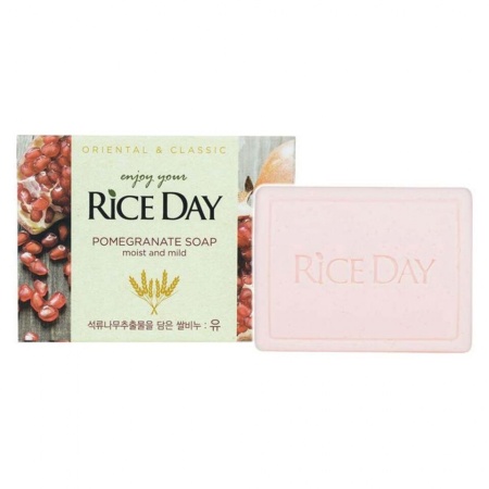 Lion Мыло туалетное с экстрактом граната и пиона Riceday Soap (Yu) 100гр