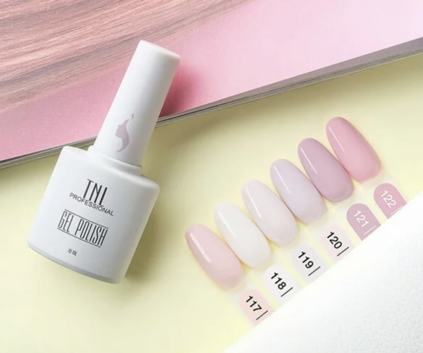 TNL Гель-лак для ногтей 8 Чувств №117 (розовый крем) 10мл