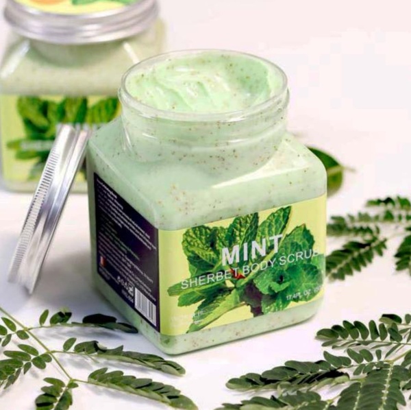 Wokali Скраб для тела Мята Mint Sherbet Body Scrub 350мл