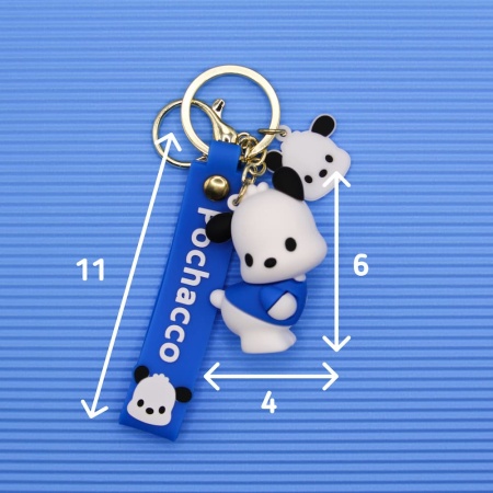 Брелок Медведь в синей футболке (Pochacco)