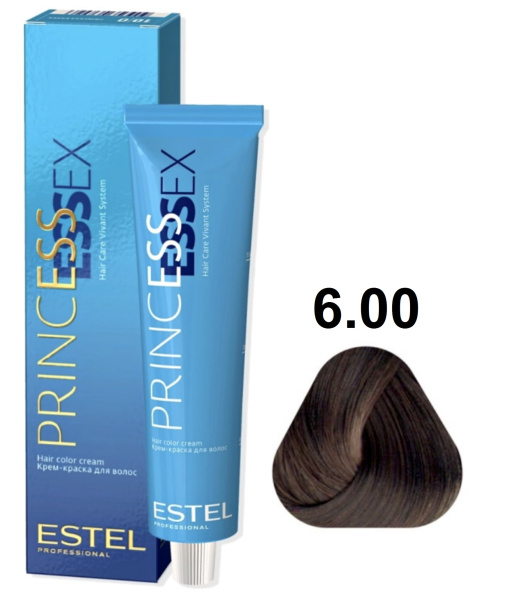 Estel Professional Princess Essex Крем-краска для волос 6/00 темно-русый 60мл