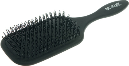 Щетка массажная DEWAL для укладки норм. волос с зубцами-петельками 13 ряд. черная