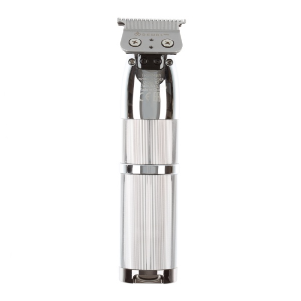Триммер для окантовки волос Dewal Pro Silver Mini 03-068 аккумуляторно-сетевой, керамический нож 40/0,5 мм / Машинка для стрижки / Trimmer