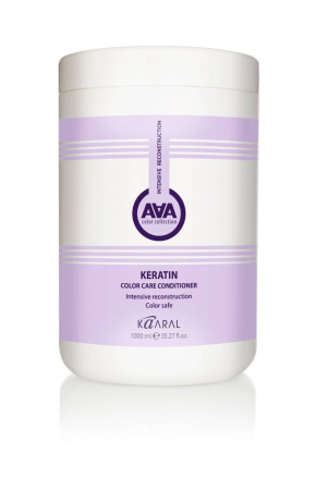 Kaaral AAA Кондиционер для восстановления окрашенных и химически обработанных волос кератиновый Keratin Color Care 1000мл