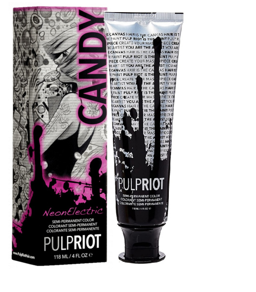 Pulp Riot Полуперманентный краситель для волос оттенок Candy (Леденец) 118мл