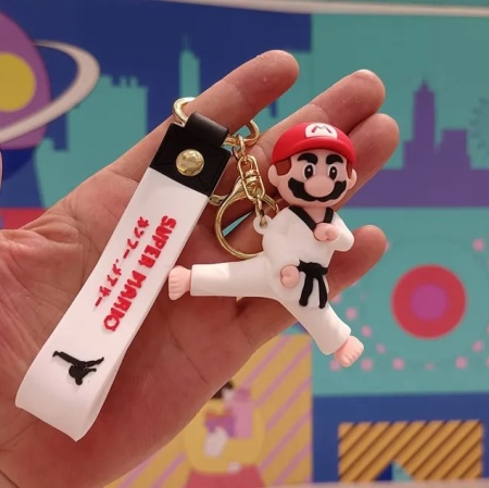 Y&M Брелок Супер Марио/ Марио белое кимоно (Mario)