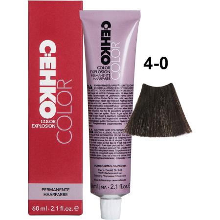 CEHKO Color Explosion крем-краска для волос 4/0 коричневый 60мл