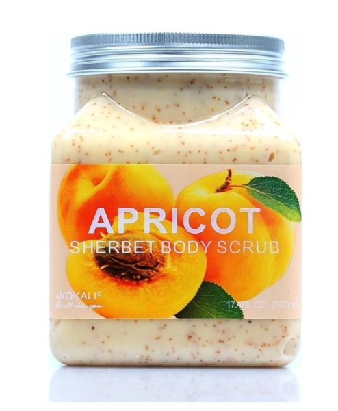 Wokali Скраб для тела Абрикос Apricot Sherbet Body Scrub 500мл