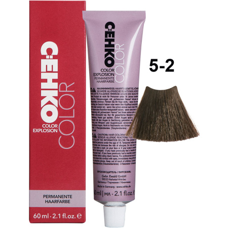 CEHKO Color Explosion крем-краска для волос 5/2 светло-пепельно-русый 60мл