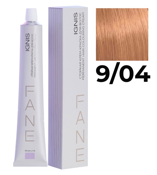 IGNIS стойкая крем-краска для волос 9/04 90мл