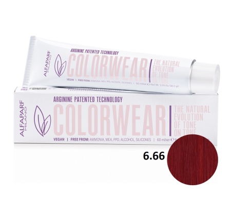 Alfaparf Milano Color Wear Краситель для волос тон-в-тон 6/66 тёмный интенсивно-красный блонд 60мл