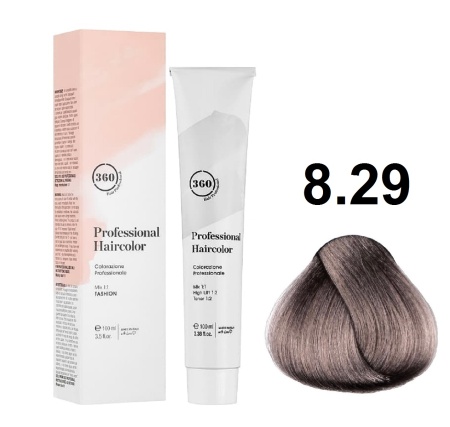 360 Professional Haircolor Крем-краска для волос 8/29 светлый блондин фиолетовый сандрэ 100мл