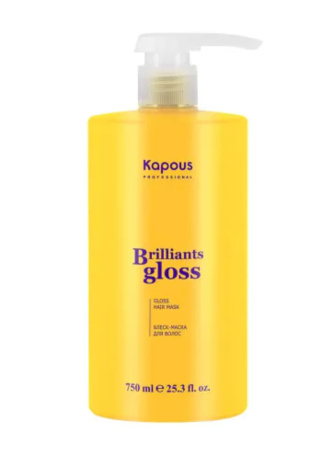 Kapous Professional Маска-блеск для волос Brilliants gloss 750мл