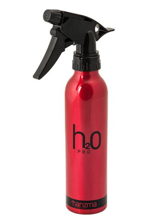 Harizma Распылитель для волос парикмахерский металлический (пульверизатор для воды) красный 250 мл