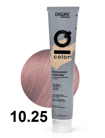 Dewal Cosmetics Крем-краска для волос IQ Color 10/25 экстра светлый перламутрово-розовый блонд 90мл