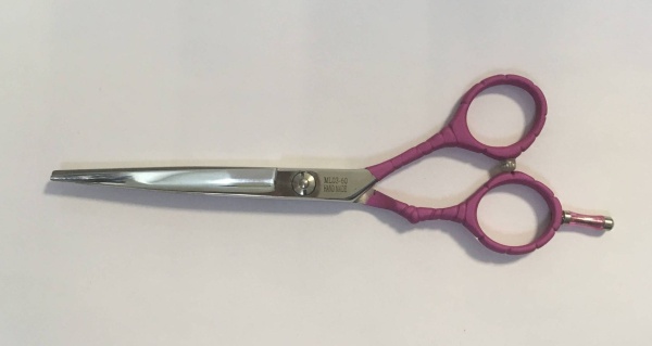 Ножницы парикмахерские BaByliss 5.5 прямые розовые