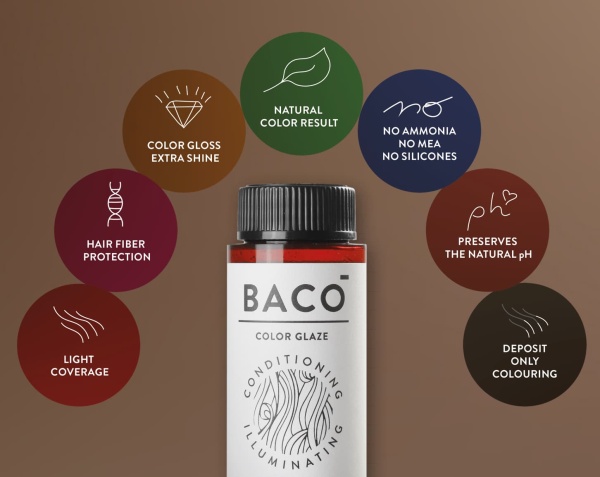 Kaaral Baco Color Glaze Жидкий краситель для волос 9/22 очень светлый блондин интенсивный фиолетовый 60мл