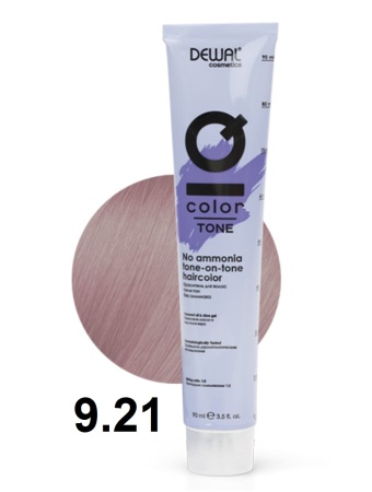 Dewal Cosmetics Крем-краска тон-в-тон IQ Color Tone 9/21 очень светлый перламутрово-пепельный блондин 90мл