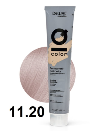 Dewal Cosmetics Крем-краска для волос IQ Color 11/20 ультра-светлый перламутровый блонд, 90мл