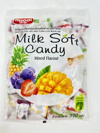 Milk Soft Candy Тайские молочные конфеты вкус ассорти (100шт) 380гр