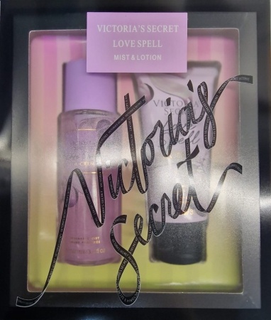 Victorias secret Набор Лосьон для тела и спрей парфюмированный Love Spell 100+125мл №2