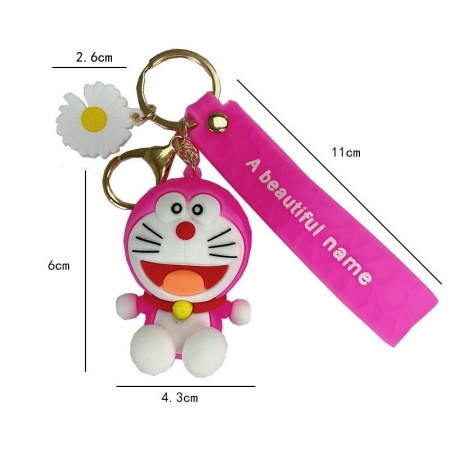 Y&M Брелок Кот Дораэмон (Doraemon) розовый (A beautiful name)