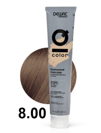 Dewal Cosmetics Крем-краска для волос IQ Color 8/00 светлый блондин интенсивный, 90мл