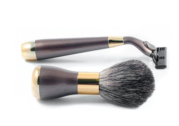 Weisen Набор бритвеный MSS 1622 BRZ/G 2 предмета бронзовый