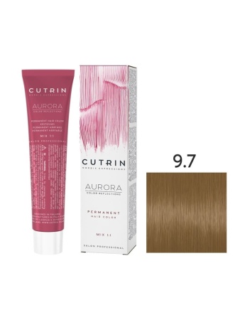 Cutrin Aurora крем-краска для волос 9/7 Латте 60мл