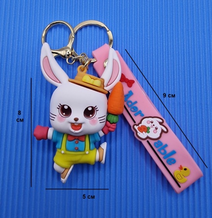 Брелок Зайчик мальчик желтый (Adorable)