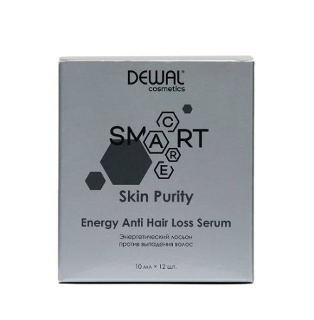 Dewal Cosmetics Лосьон против выпадения волос энергетический Smart Care Skin Purity Energy Anti Hair Loss 12*10мл