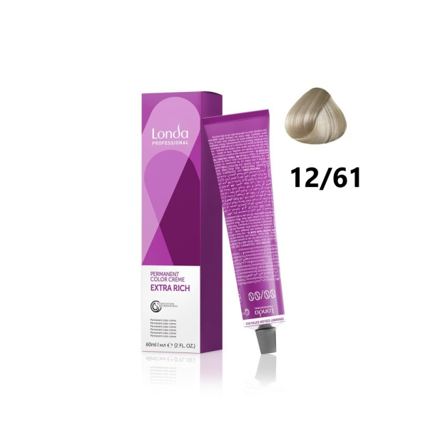 Londa Color Permanent крем-краска для волос 12/61 специальный блондин фиолетово-пепельный 60мл
